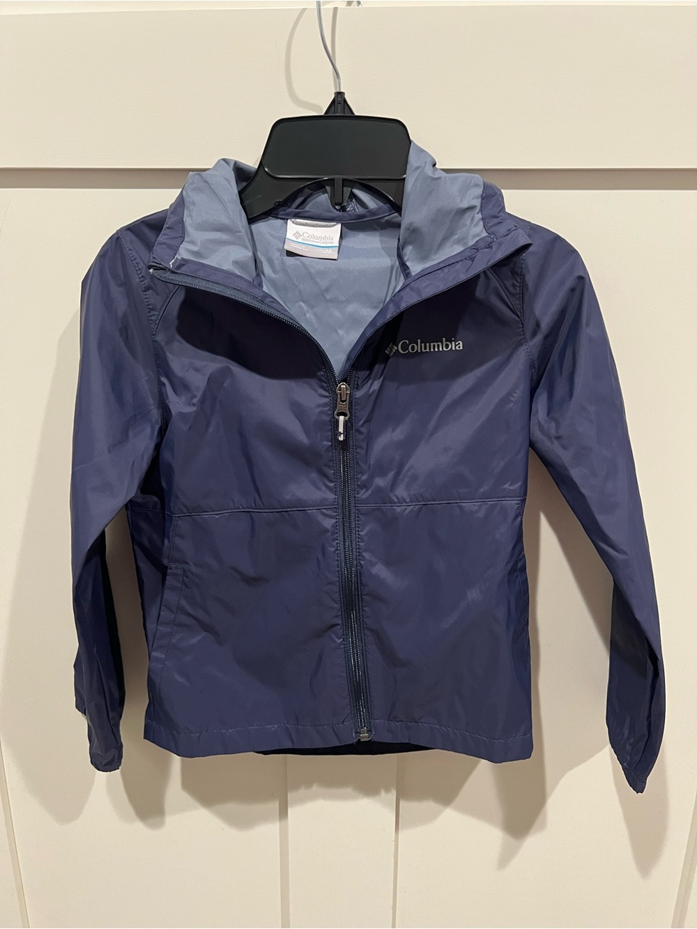 Columbia Lightweight Navy Rain Jacket